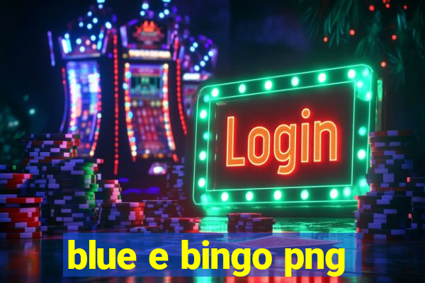 blue e bingo png